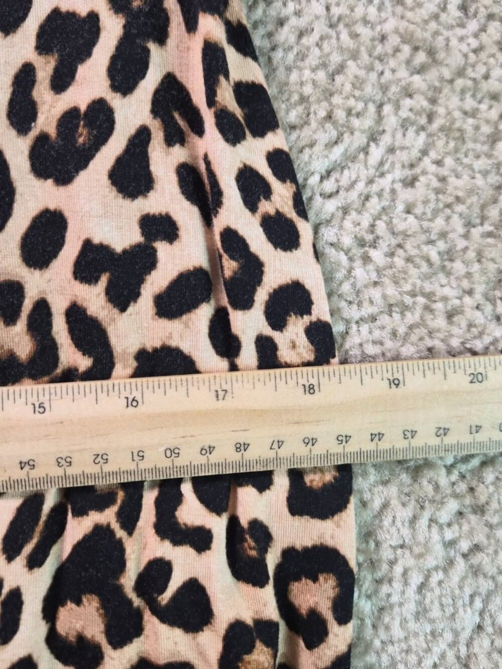 Good American Dress Caramel Leopard Print Long Sleeve Maxi Size XL Stretch G449 - Picture 9 of 11